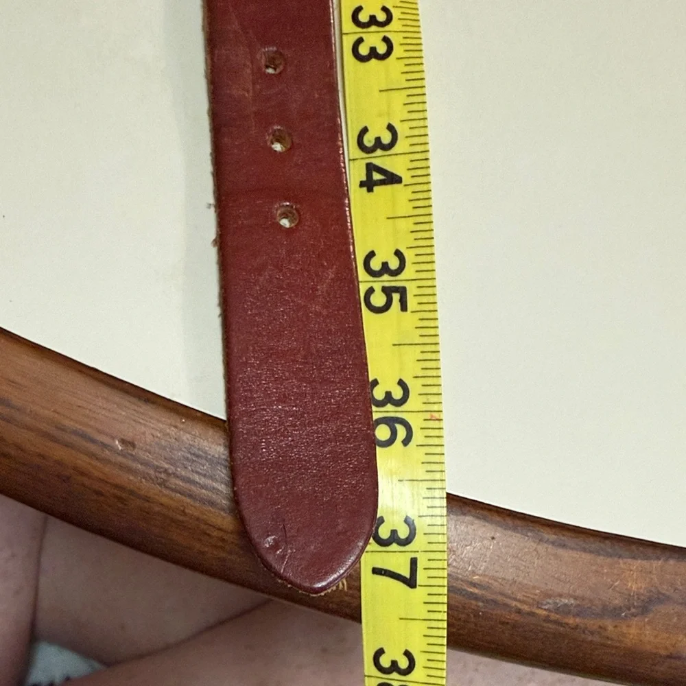 Boy’s Leather and Canvas Navy Blue Swordfish Belt 37”